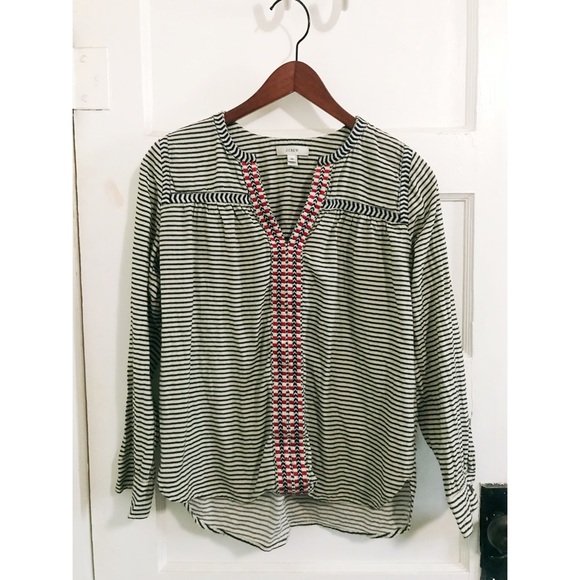 ▪️J. Crew Oversized Long Sleeve Top - Picture 2 of 4